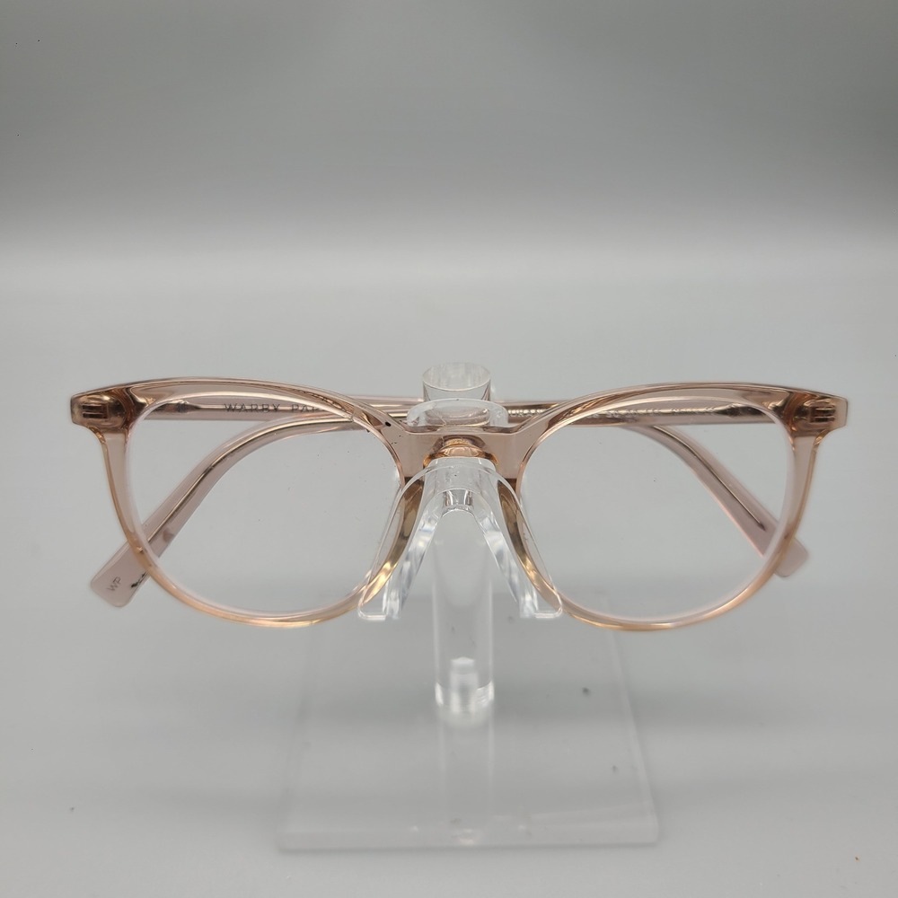 Warby Parker Durand LBF 668 Rose Water Crystal Eyeglasses 50-20-145 Pink Frames